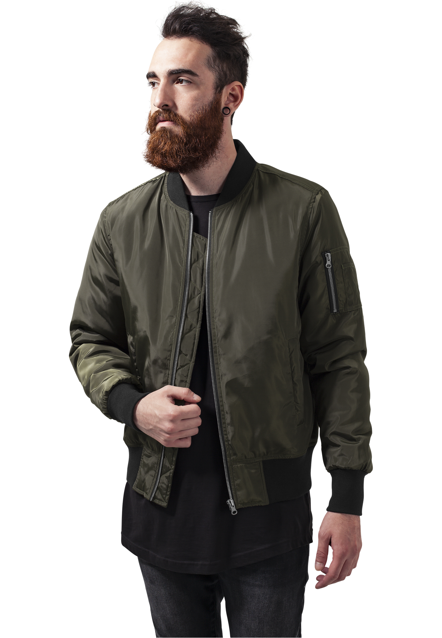 Urban Classics Men's Winter Jacket 2-Tone Bomber Jacket | eBay