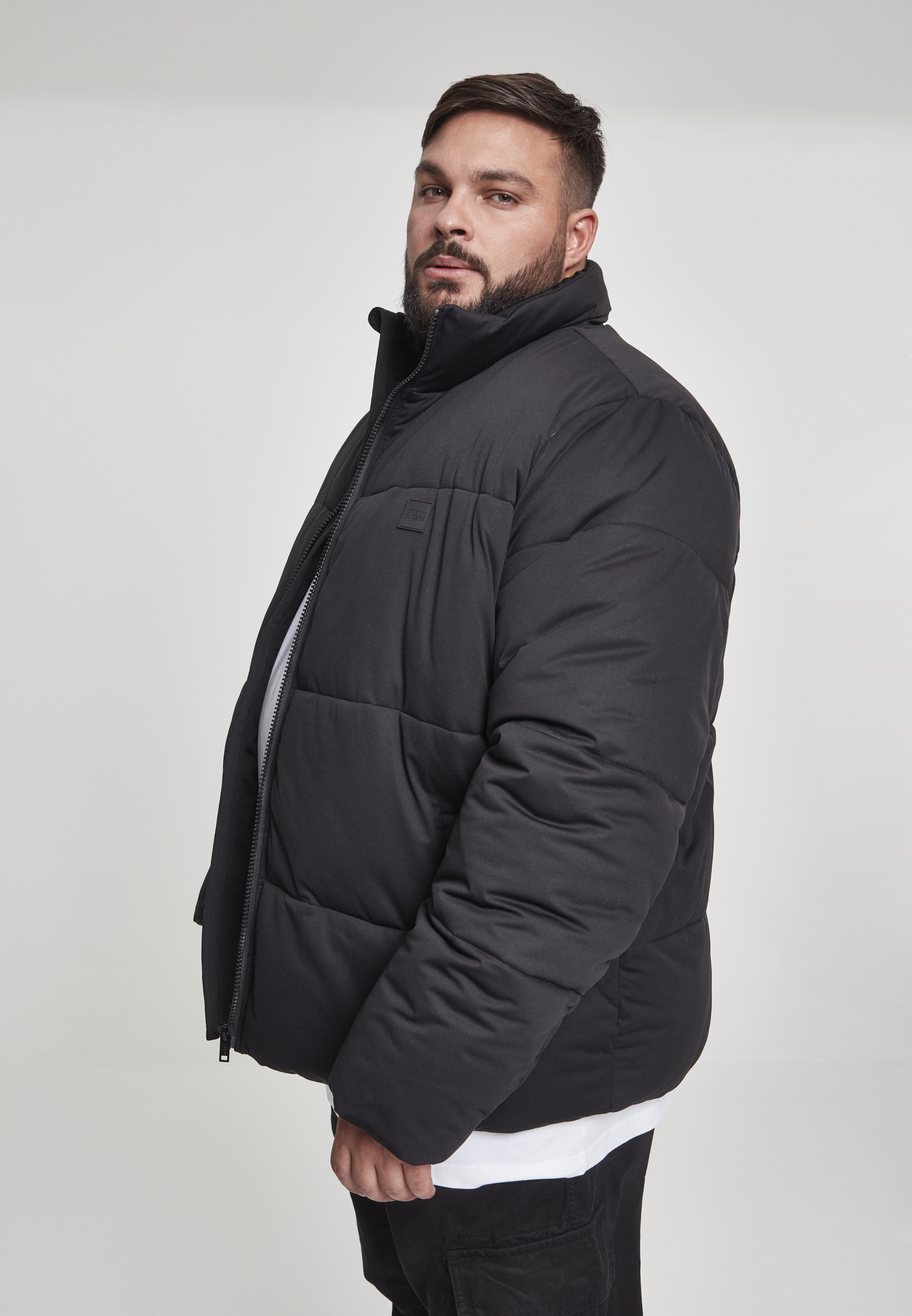 Urban Classics Men's Down Jackets Jacket Winter Hooded Camo Puffer ...